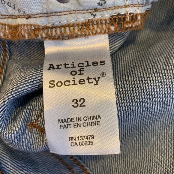 Articles of Society Distressed Rolled Cuff Jeans - Picture 7 of 8